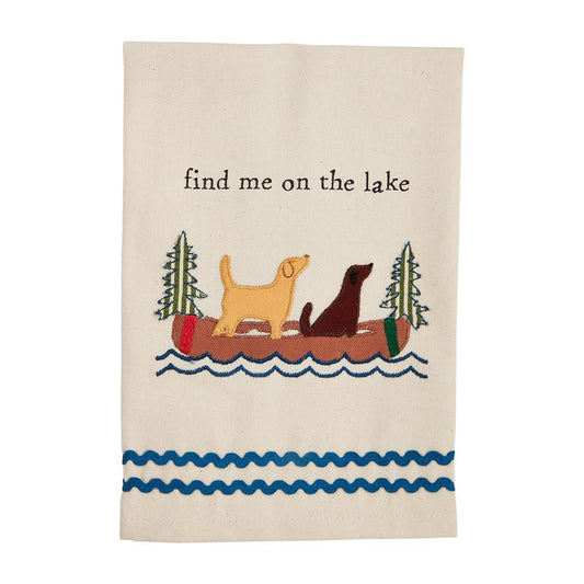 Find Me On The Lake Kitchen Towel