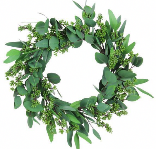 Mixed Eucalyptus Wreath