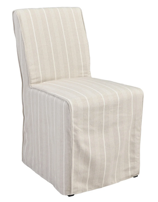 Amayas Upholstered Dining Chair Striped