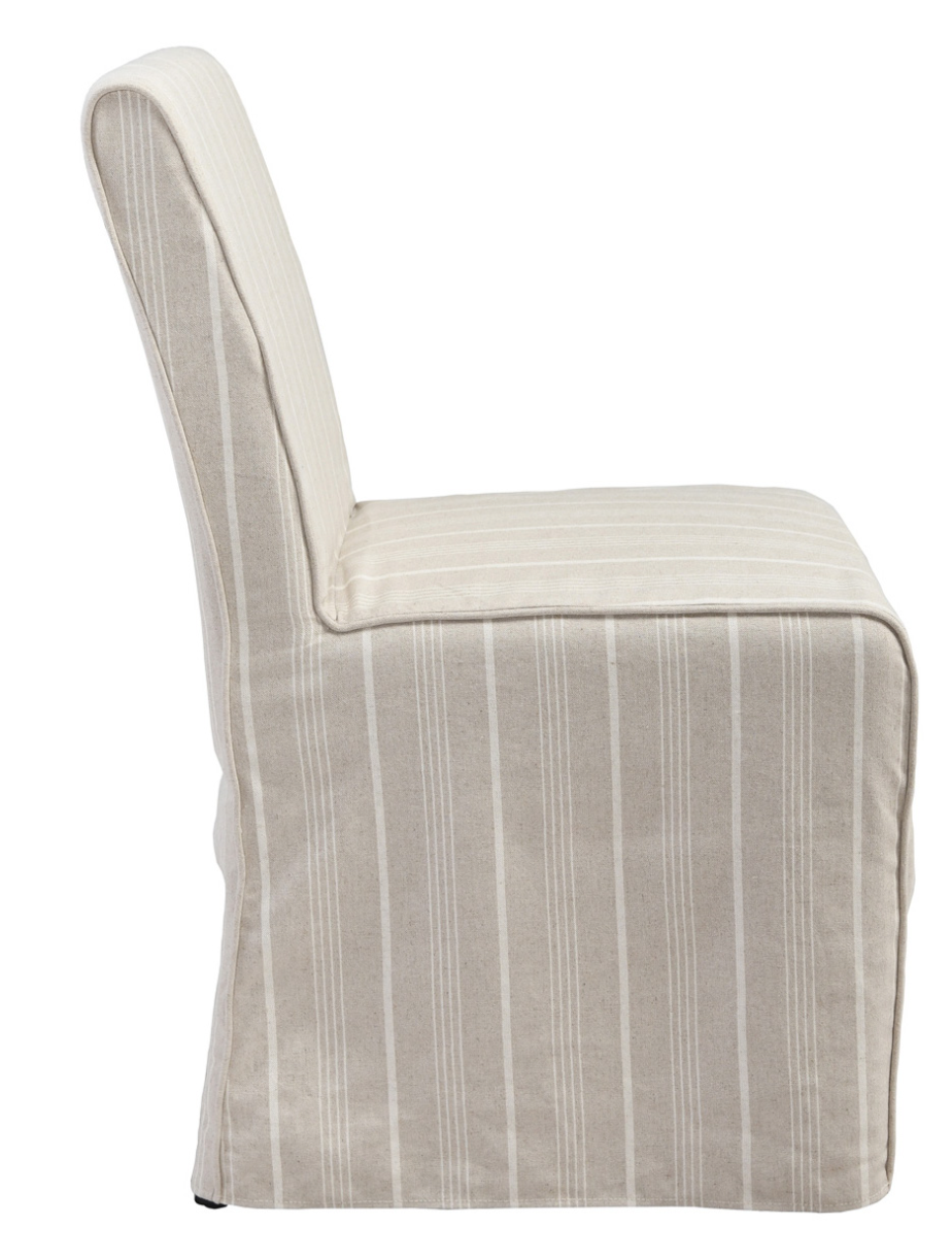 Amayas Upholstered Dining Chair Striped