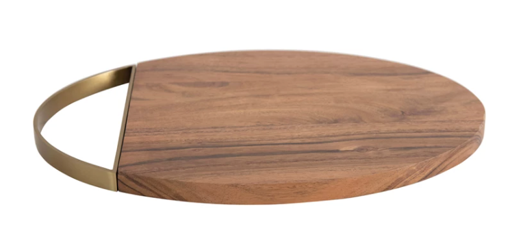 Oval Acacia Wood Cheese/Cutting Board